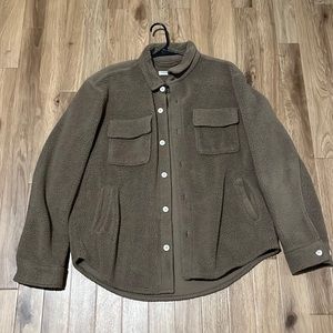 Urban outfitters fur button up